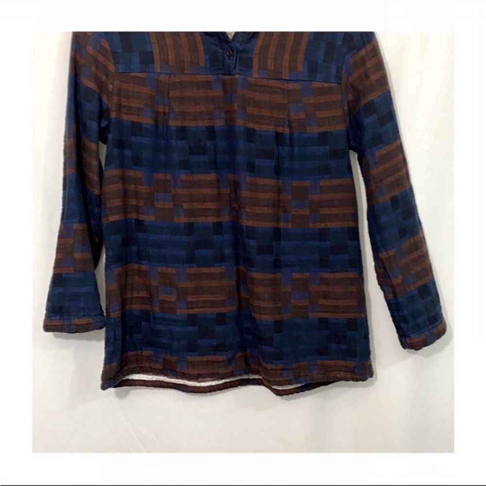 Ace & Jig Long Sleeve Woven Cotton Top - Picture 4 of 10